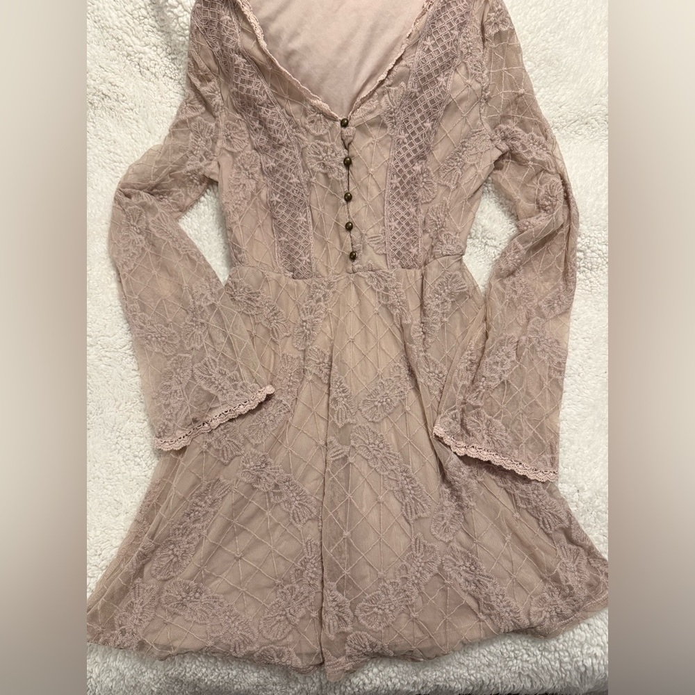 Lacy lined dress